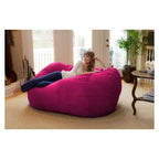 6' Large Bean Bag Lounger with Memory Foam Filling and Washable Cover - Relax Sacks