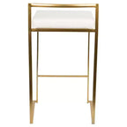 Lot de 2 tabourets de bar contemporains Fuji hauteur comptoir 68,5 cm - Lumisource