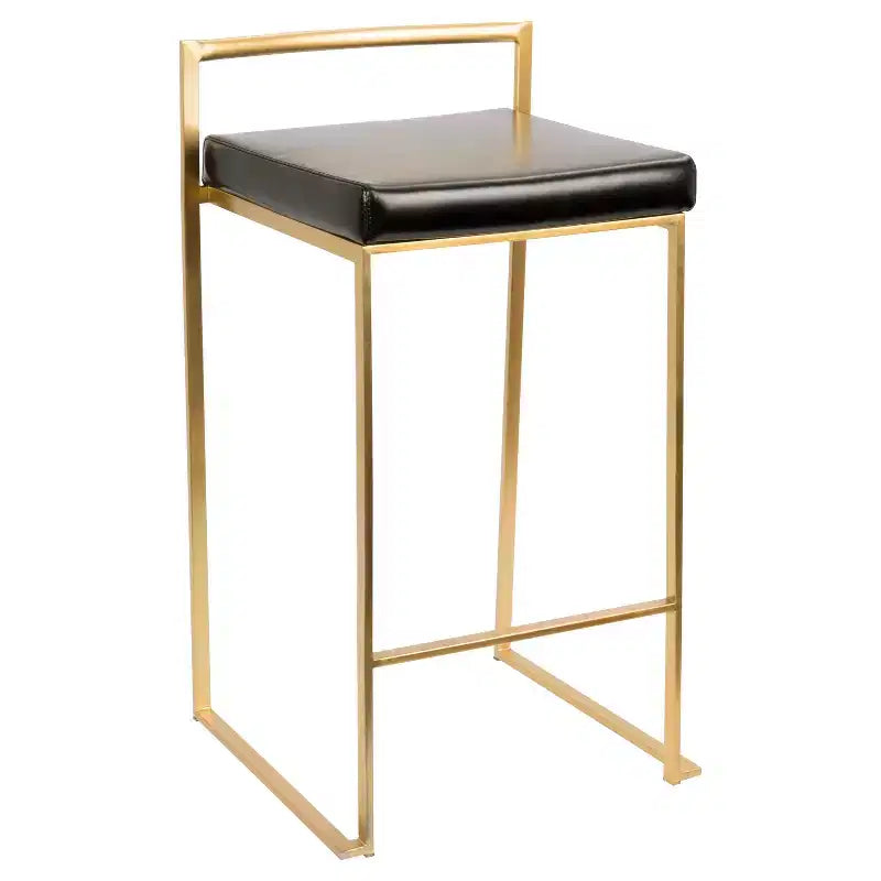Lot de 2 tabourets de bar contemporains Fuji hauteur comptoir 68,5 cm - Lumisource