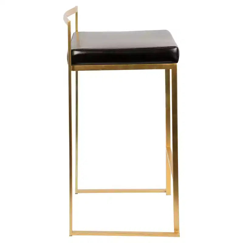 Lot de 2 tabourets de bar contemporains Fuji hauteur comptoir 68,5 cm - Lumisource