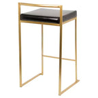 Lot de 2 tabourets de bar contemporains Fuji hauteur comptoir 68,5 cm - Lumisource