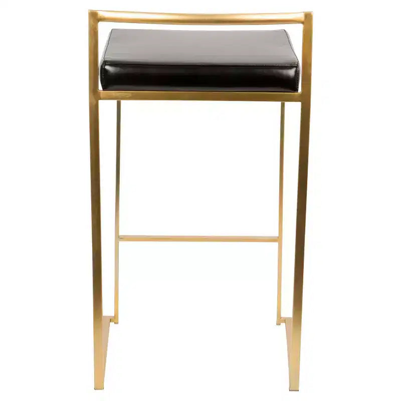 Lot de 2 tabourets de bar contemporains Fuji hauteur comptoir 68,5 cm - Lumisource