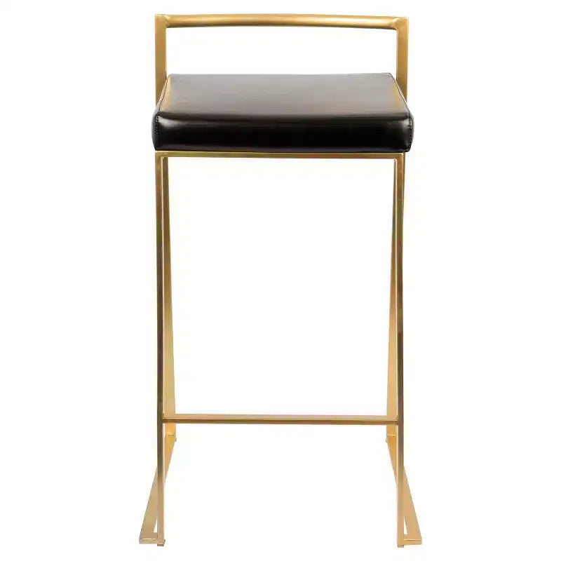 Lot de 2 tabourets de bar contemporains Fuji hauteur comptoir 68,5 cm - Lumisource