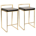 Set of 2 27 Fuji Contemporary Counter Height Barstool - Lumisource