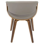 Symphony chaise de salle à manger ou d'appoint moderne du milieu du siècle - LumiSource
