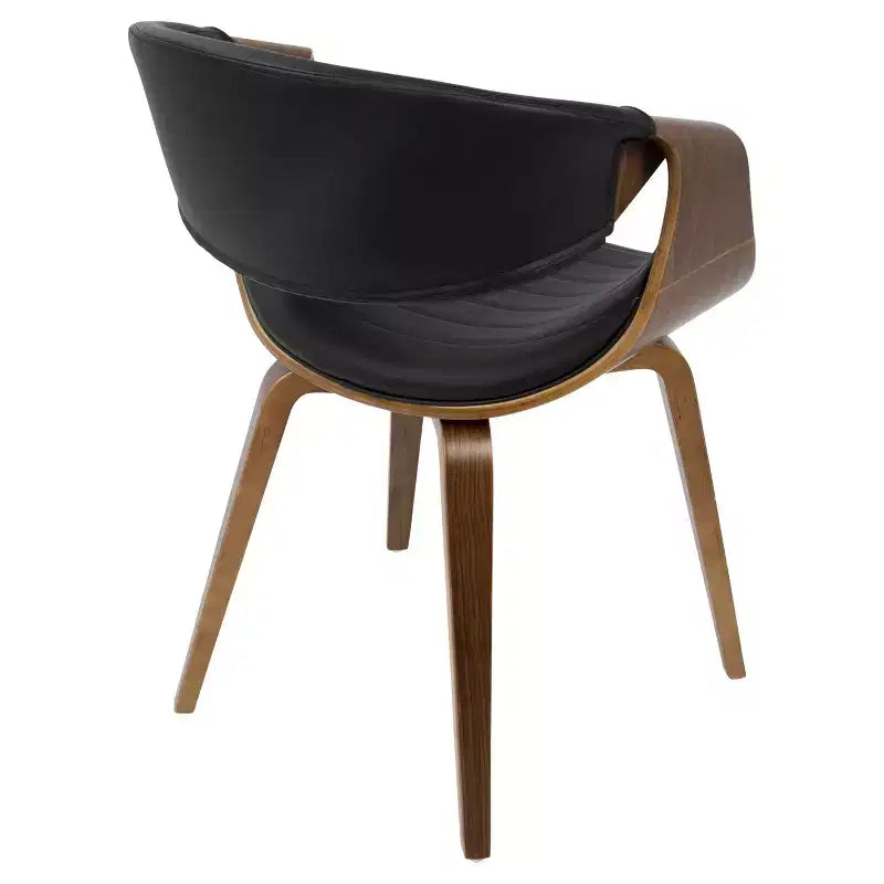 Symphony chaise de salle à manger ou d'appoint moderne du milieu du siècle - LumiSource