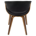 Symphony chaise de salle à manger ou d'appoint moderne du milieu du siècle - LumiSource