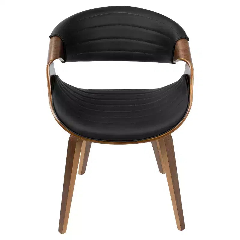 Symphony chaise de salle à manger ou d'appoint moderne du milieu du siècle - LumiSource