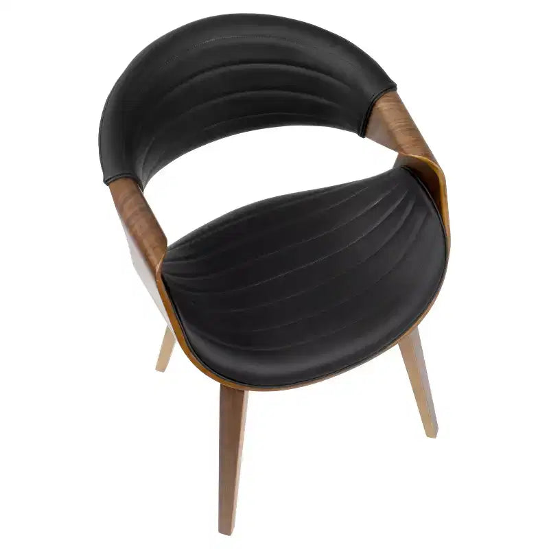 Symphony chaise de salle à manger ou d'appoint moderne du milieu du siècle - LumiSource