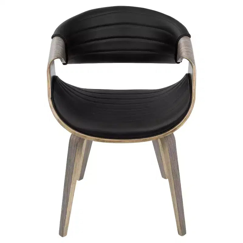 Symphony chaise de salle à manger ou d'appoint moderne du milieu du siècle - LumiSource
