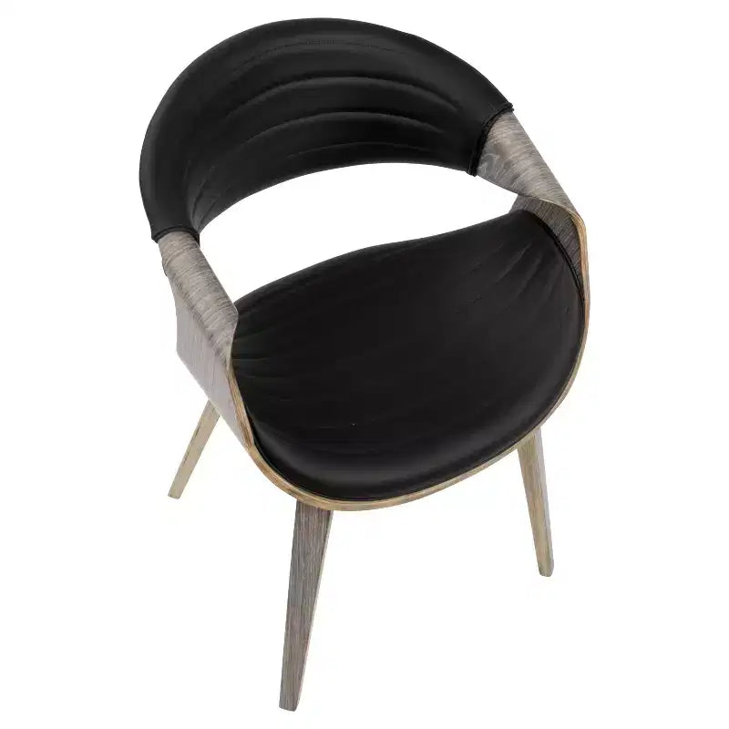 Symphony chaise de salle à manger ou d'appoint moderne du milieu du siècle - LumiSource