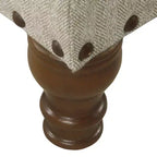 Large Storage Bench with Nailhead Trim - HomePop