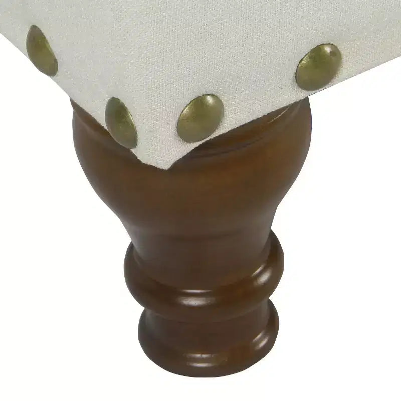 Large Storage Bench with Nailhead Trim - HomePop