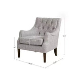 Fauteuil d'appoint capitonné Cassie - Madison Park