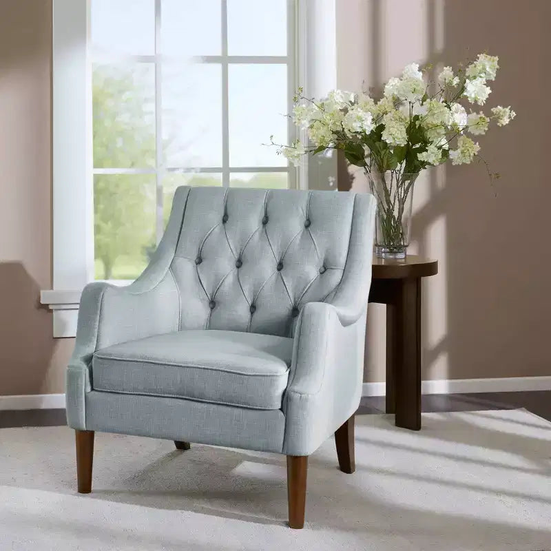 Fauteuil d'appoint capitonné Cassie - Madison Park