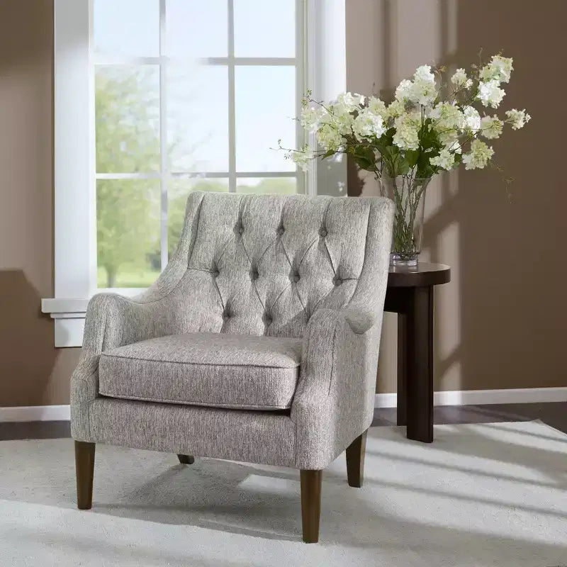 Fauteuil d'appoint capitonné Cassie - Madison Park