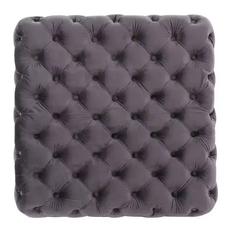 Pouf en velours Jaymee - Christopher Knight Home