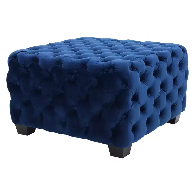 Pouf en velours Jaymee - Christopher Knight Home