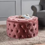Zelfa New Velvet Ottoman - Christopher Knight Home