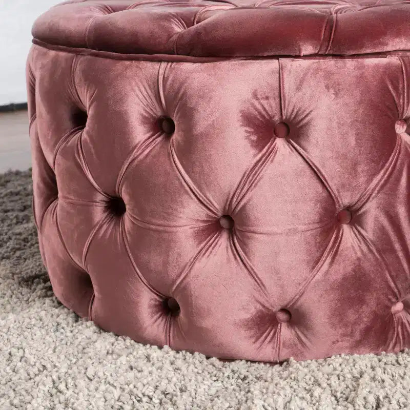 Zelfa New Velvet Ottoman - Christopher Knight Home