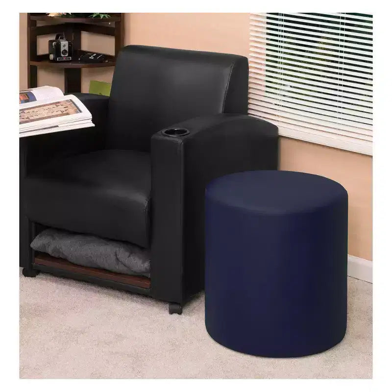 Logan Round Ottoman - Niche