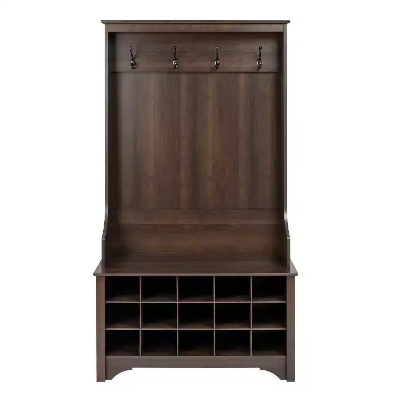 Meuble d'entrée avec rangement à chaussures - Prepac