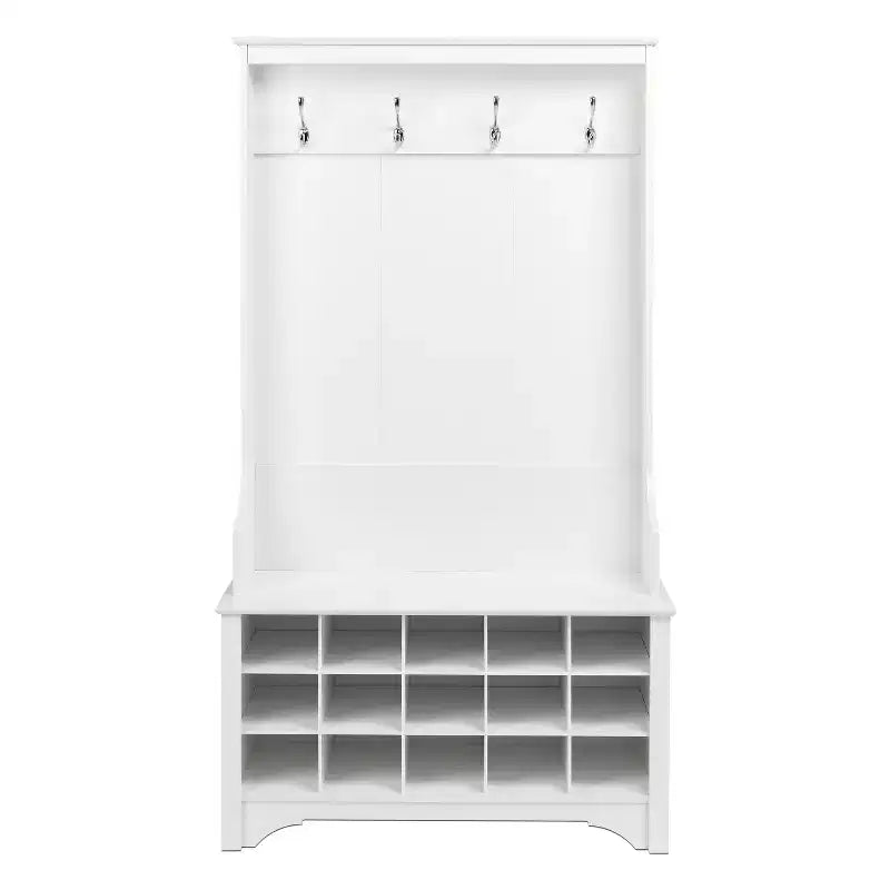 Meuble d'entrée avec rangement à chaussures - Prepac
