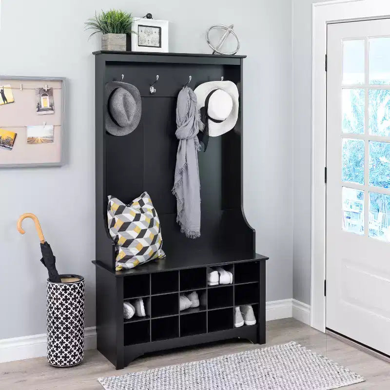 Meuble d'entrée avec rangement à chaussures - Prepac