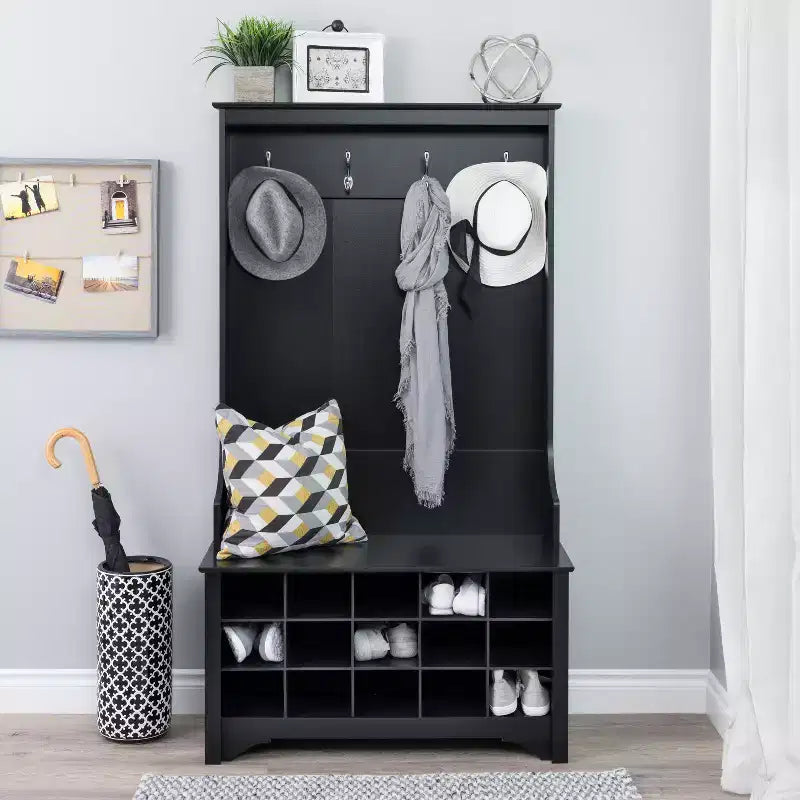 Meuble d'entrée avec rangement à chaussures - Prepac