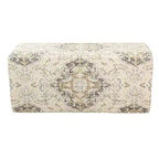 Banc de rangement texturé grand format - HomePop