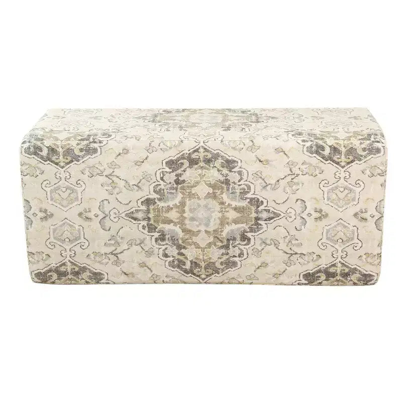 Banc de rangement texturé grand format - HomePop
