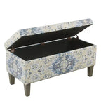 Banc de rangement texturé grand format - HomePop