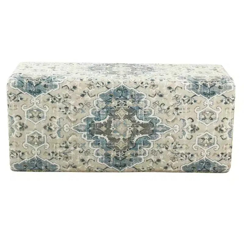 Banc de rangement texturé grand format - HomePop
