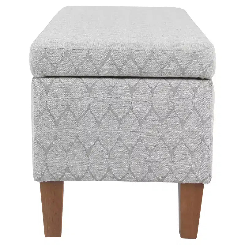 Banc de rangement texturé grand format - HomePop