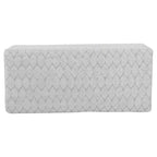 Banc de rangement texturé grand format - HomePop