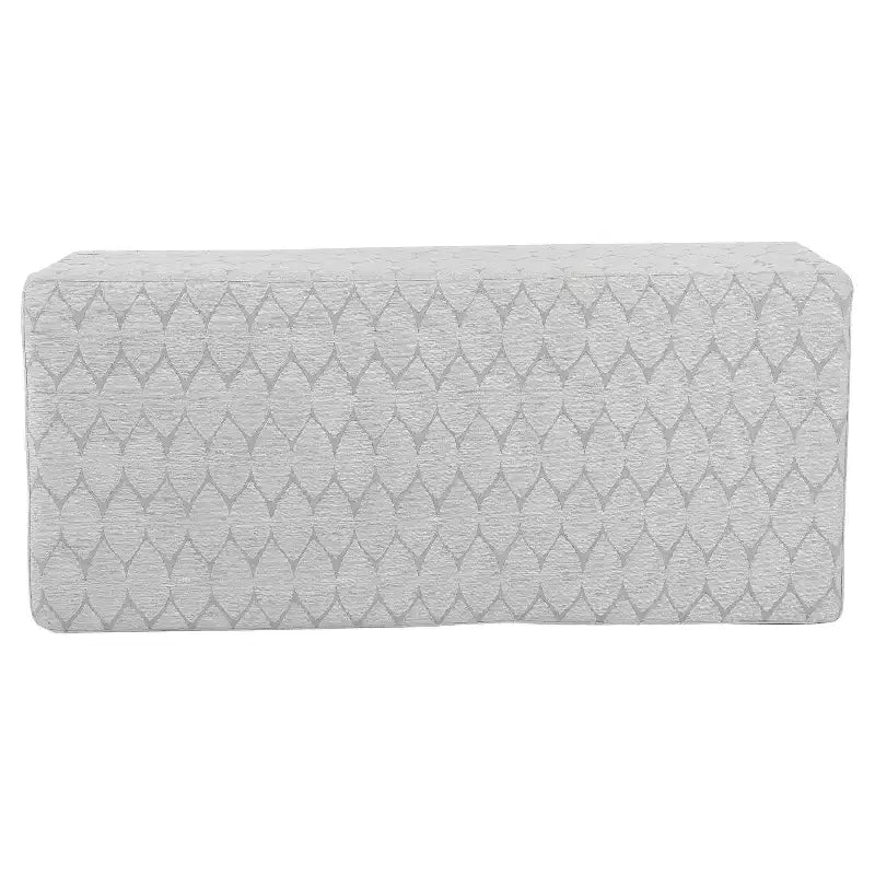 Banc de rangement texturé grand format - HomePop