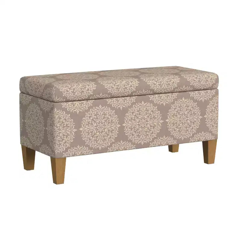 Banc de rangement texturé grand format - HomePop