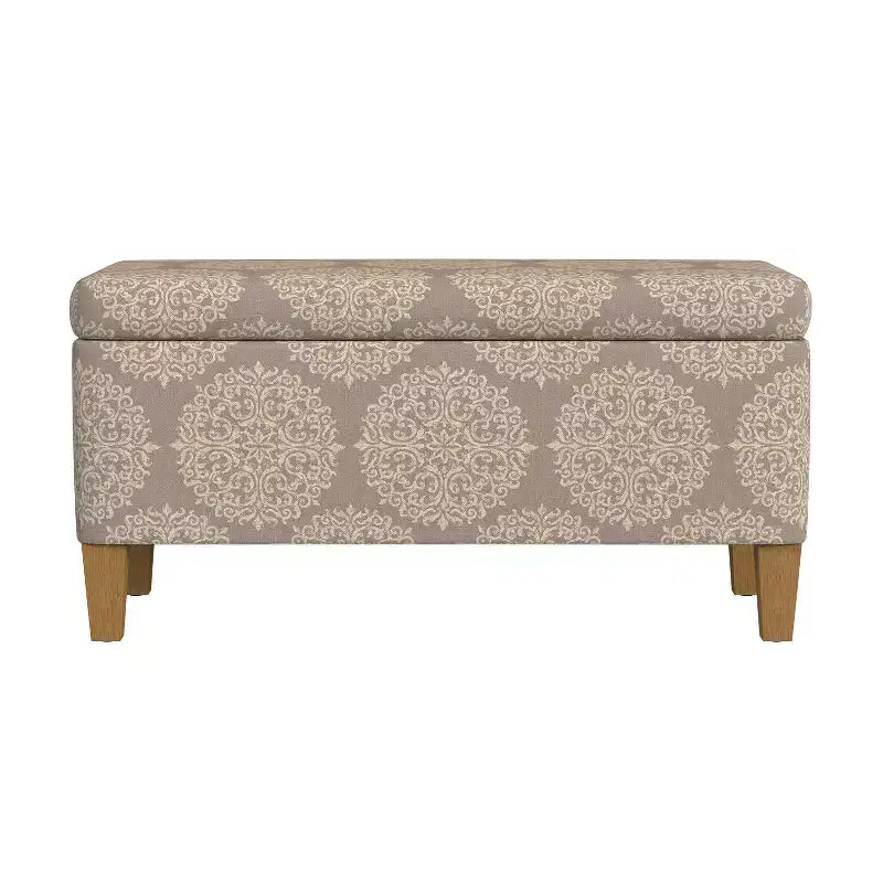 Banc de rangement texturé grand format - HomePop