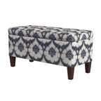Banc de rangement texturé grand format - HomePop