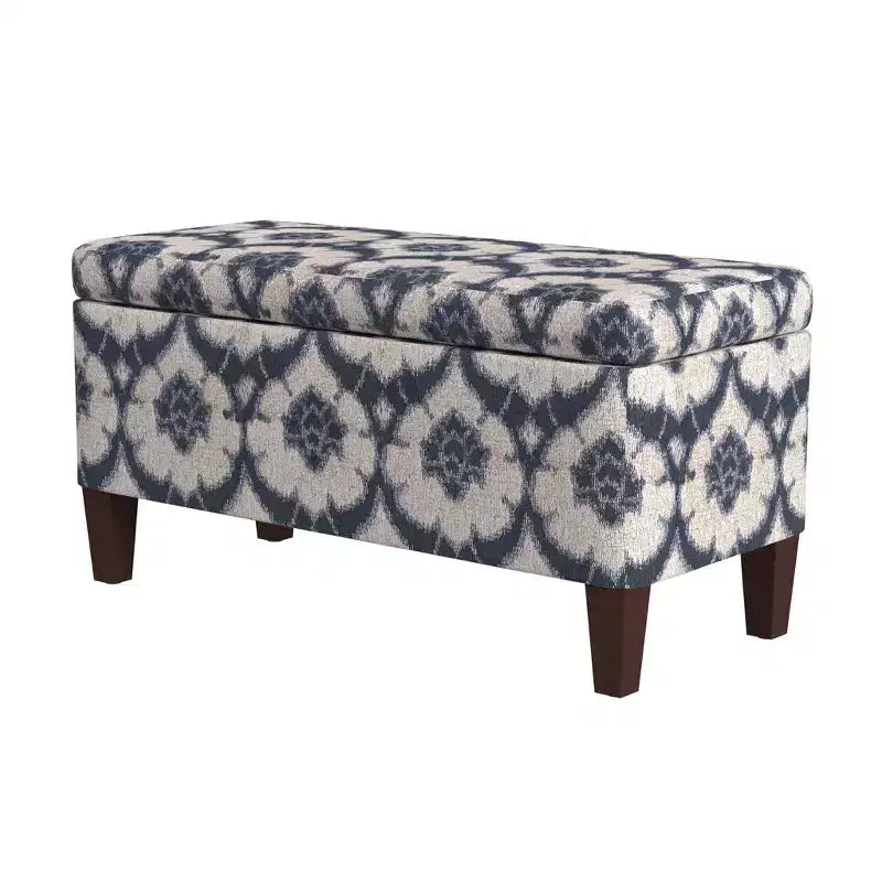 Banc de rangement texturé grand format - HomePop