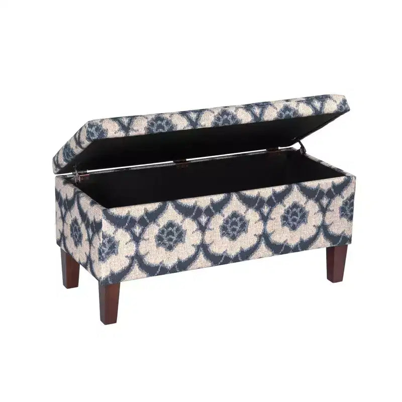 Banc de rangement texturé grand format - HomePop