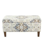 Banc de rangement texturé grand format - HomePop