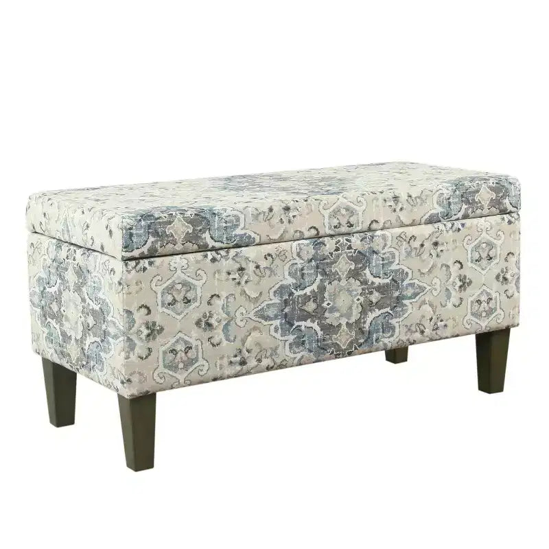 Banc de rangement texturé grand format - HomePop