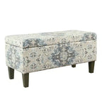 Banc de rangement texturé grand format - HomePop