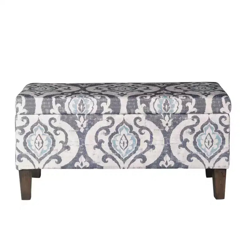 Banc de rangement texturé grand format - HomePop