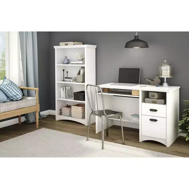 Gascony Wood Computer Desk with Drawers - South Shore