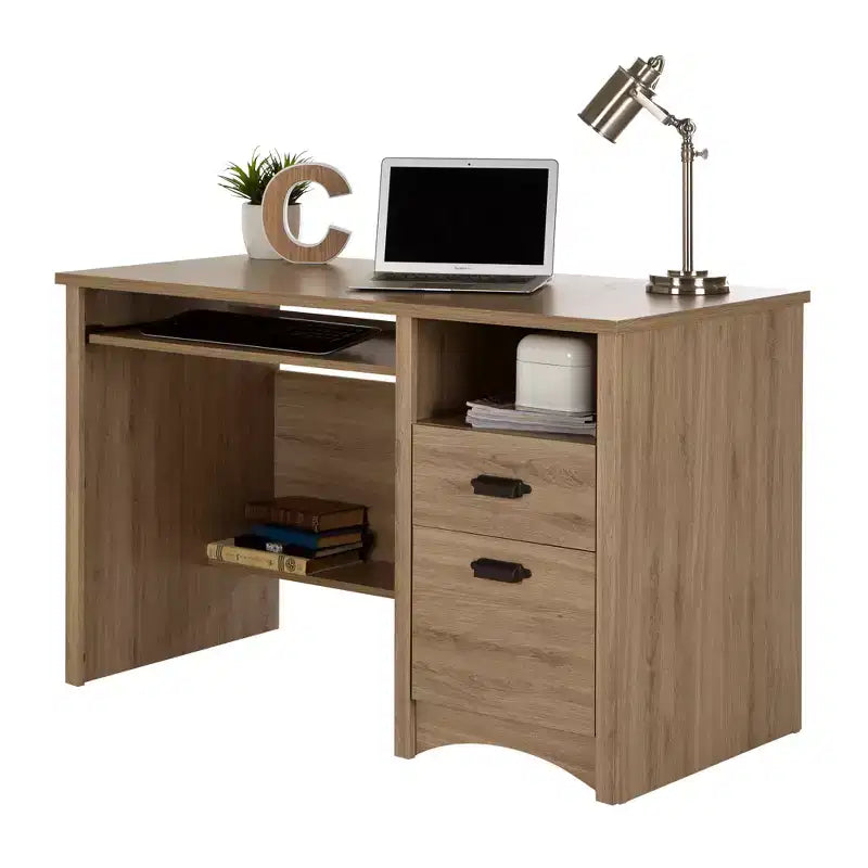 Gascony Wood Computer Desk with Drawers - South Shore