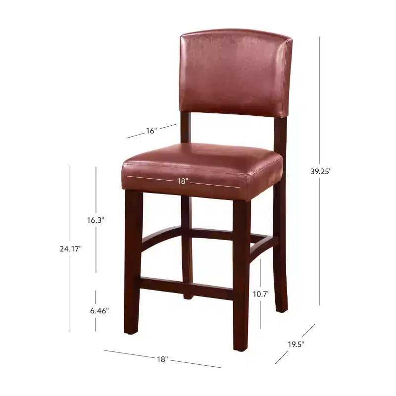 Tabouret de bar hauteur comptoir Monaco 24 po - Linon