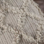 Pouf cube en tissu bohème fait main Jucar - Christopher Knight Home