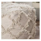 Pouf cube en tissu bohème fait main Jucar - Christopher Knight Home